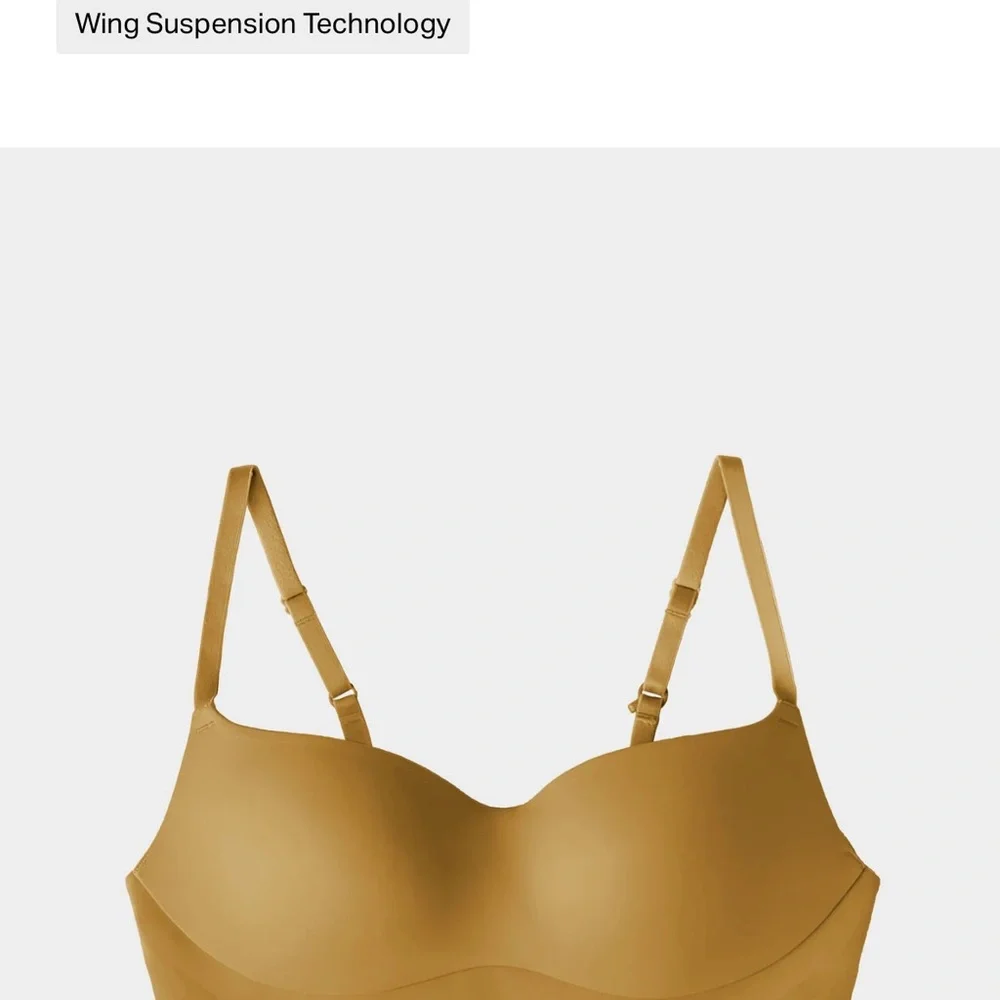 Seamless Molded T-Shirt Bra in Tan